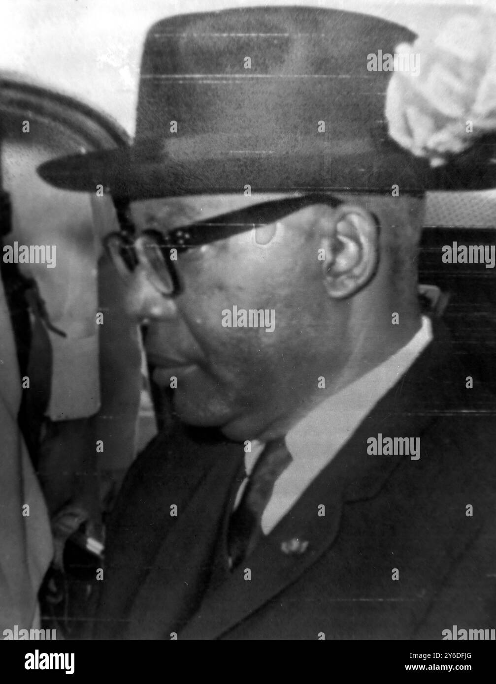 PRESIDENT DUVALIER OF HAITI  ;  22 MAY 1963 Stock Photo