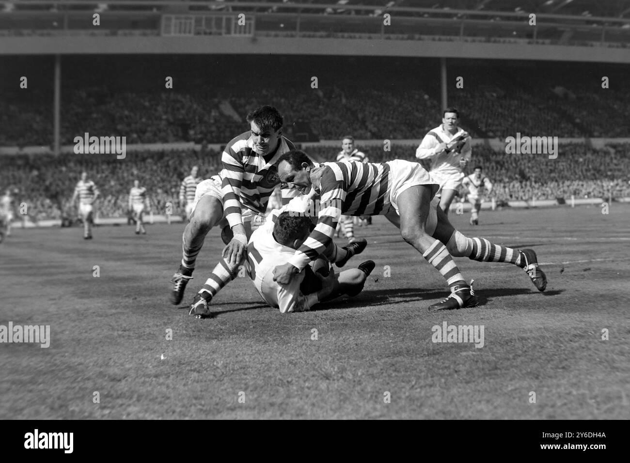 BOSTON B RUGBY PLAYER IN ACTION WAKEFIELD V WIGAN AT WEMBLEY/ ; 11 MAY ...
