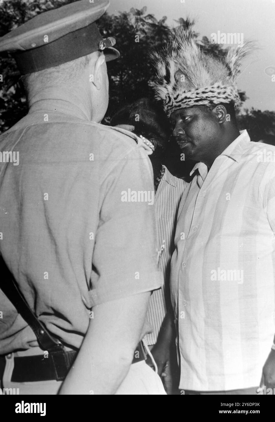 JOSHUA NKOMO AFTER TRIAL IN RUSAPE   /  ; 4 APRIL 1963 Stock Photo