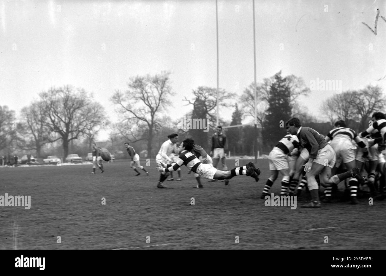Old rugby player Black and White Stock Photos & Images - Alamy