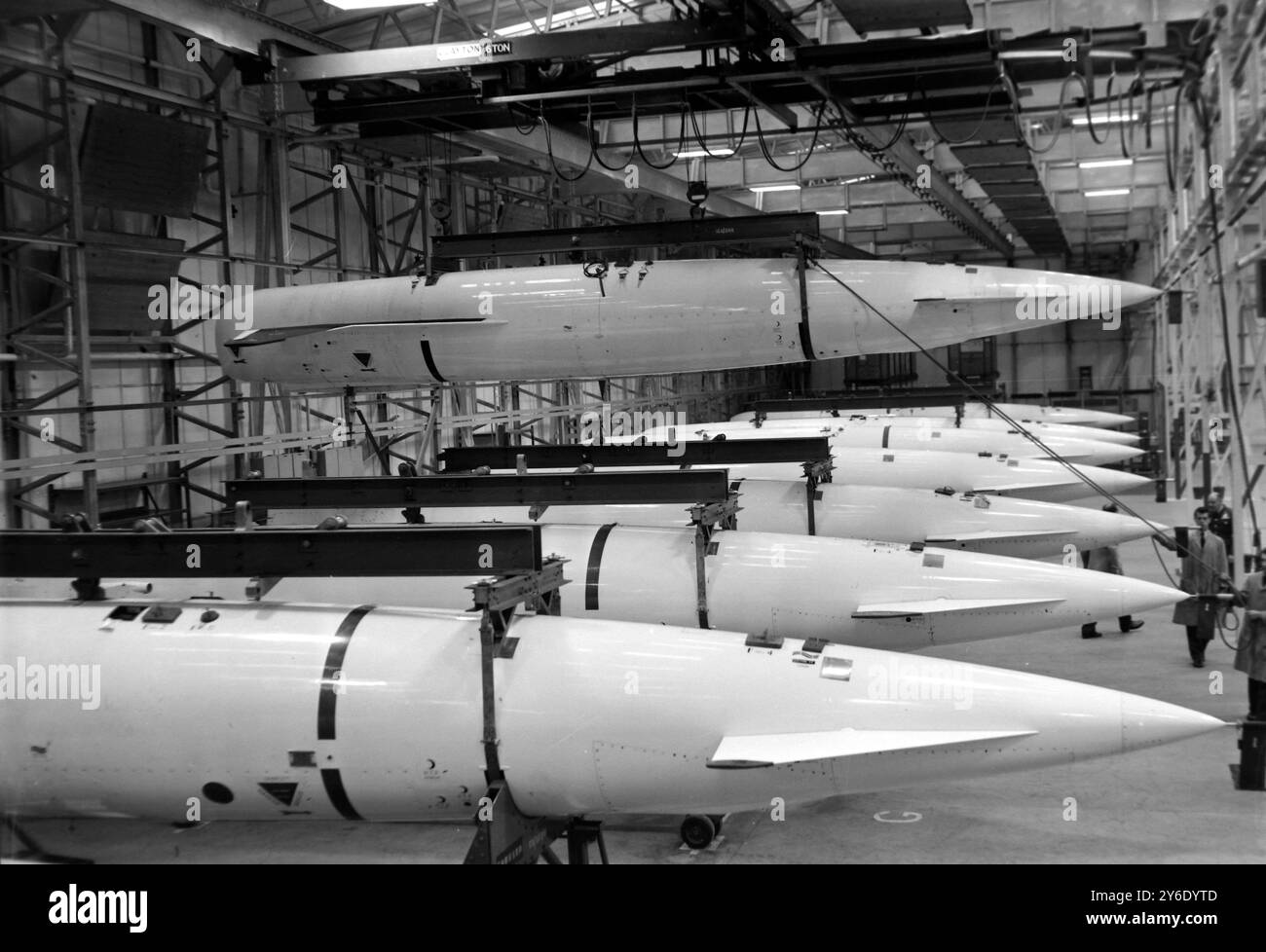 Uk Military Rockets GUIDED MISSILE AND ROCKETS BLUE STEEL BRITISH NUCLEAR DETERRE ; 14 ...