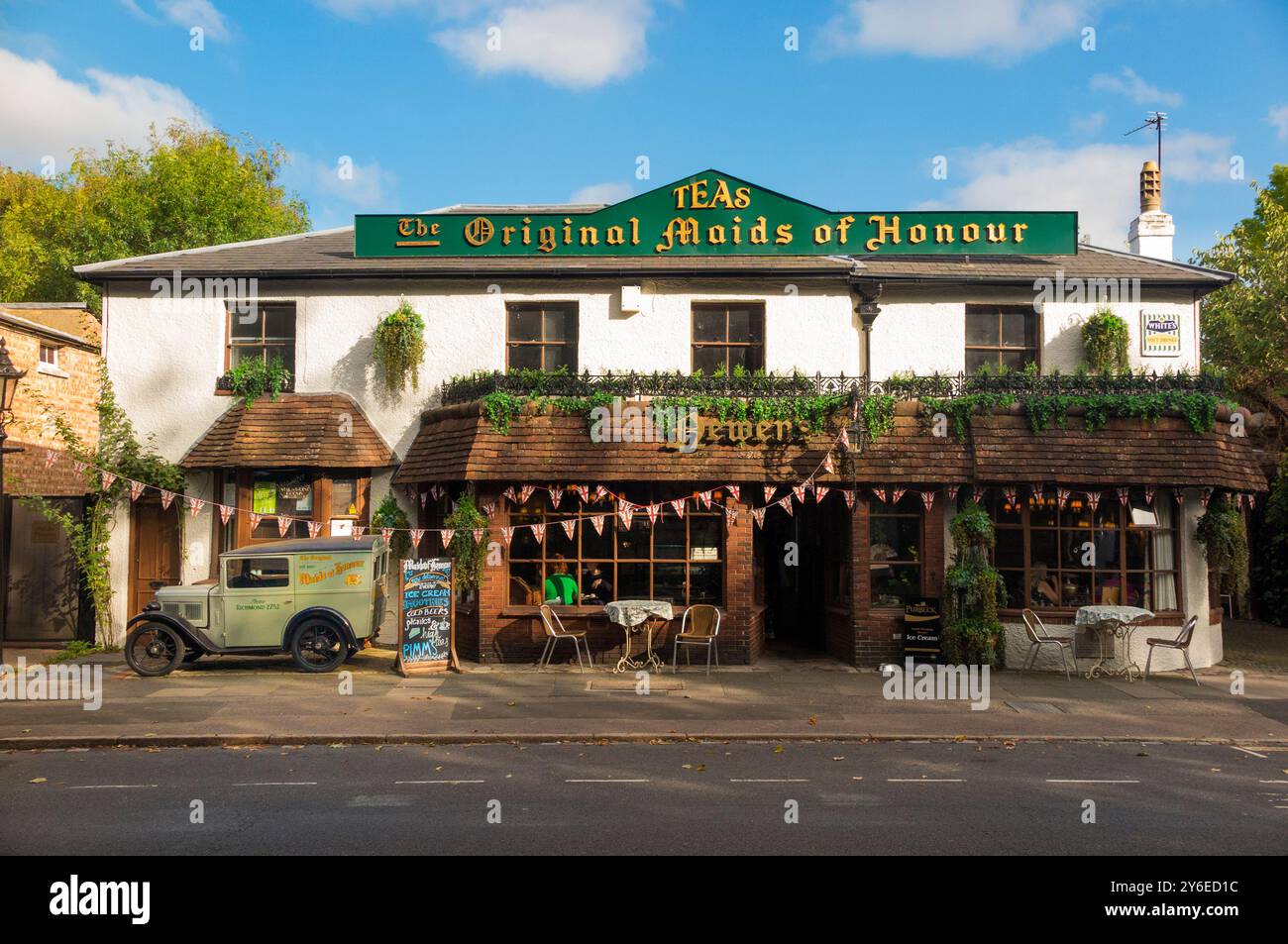 Front facade exterior of 'Newens; The Original Maids of Honour' Tea ...