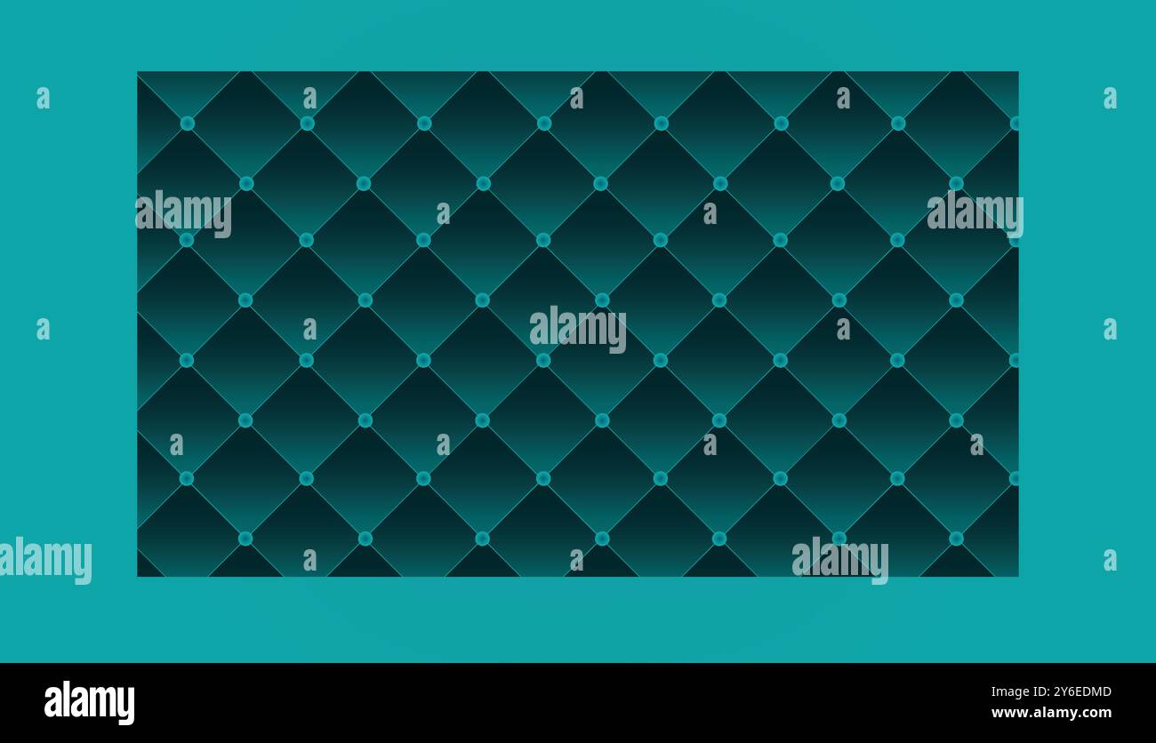 Diamond Shape Leather Pattern Design Background Stock Vector