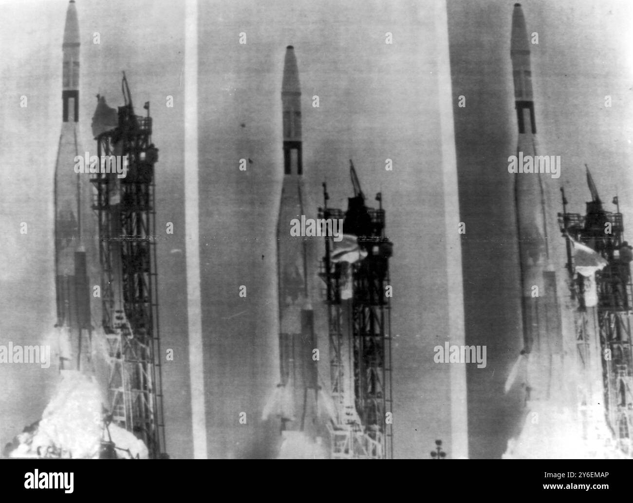 GUIDED MISSILE AND ROCKETS RANGER 5 TAKES OFF ; 18 OCTOBER 1962 Stock ...