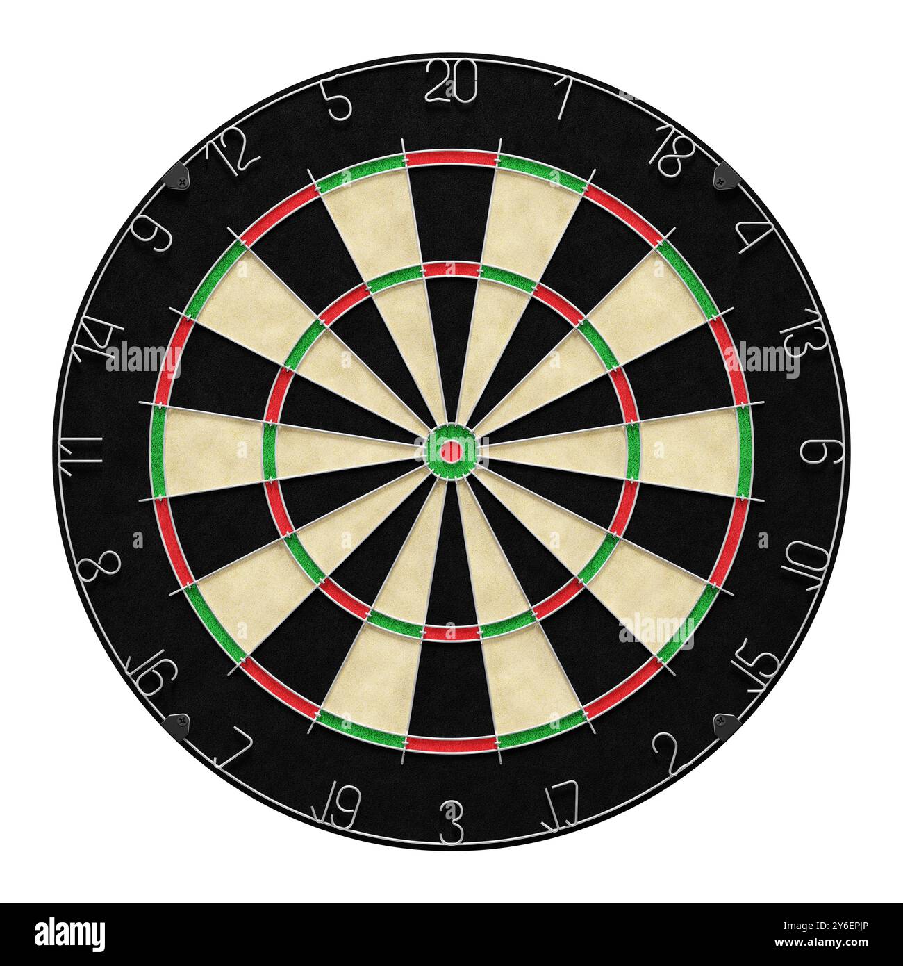 A Dartboard of the Darts Game Stock Photo