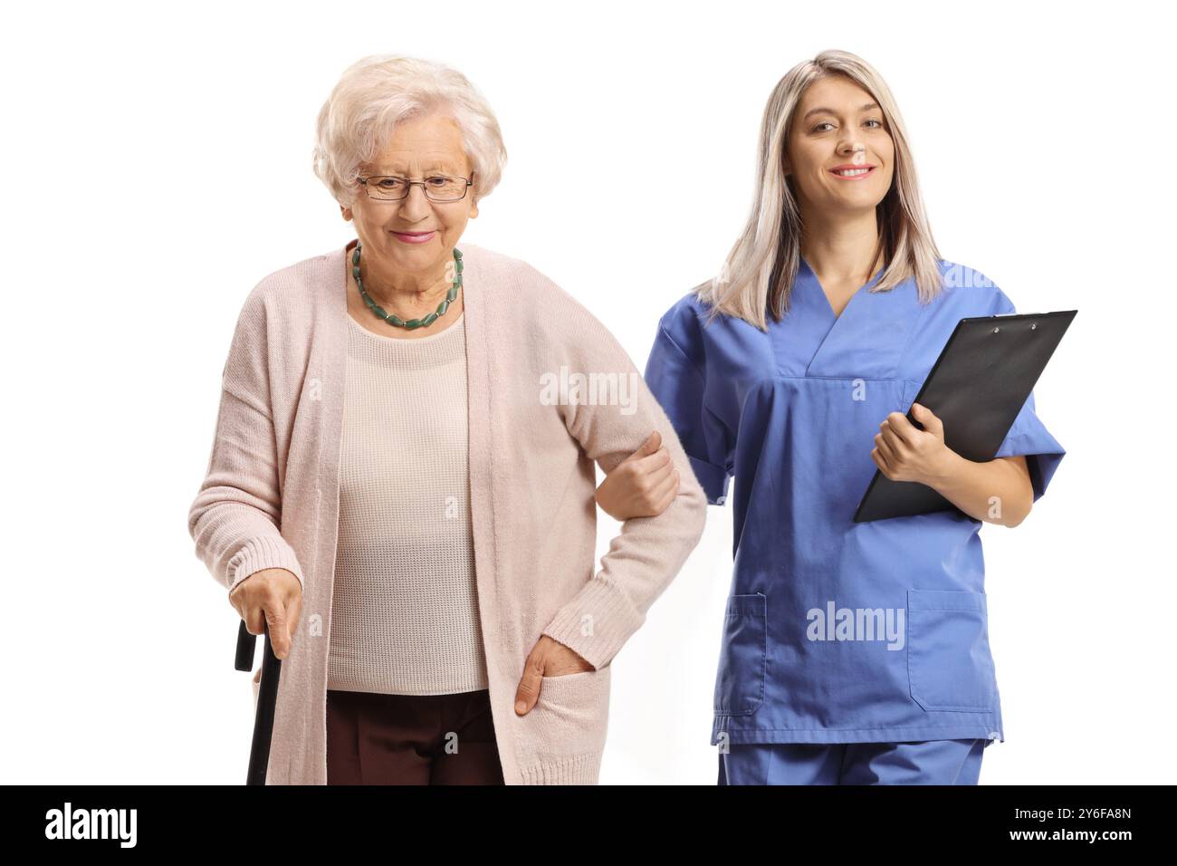 Nurse in white uniform hi-res stock photography and images - Alamy