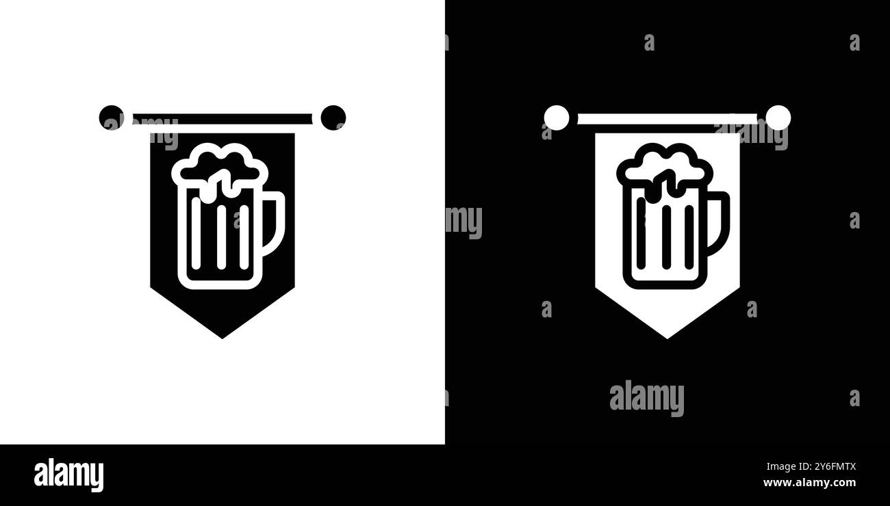 oktoberfest icon set in thin line outline style and linear vector sign ...
