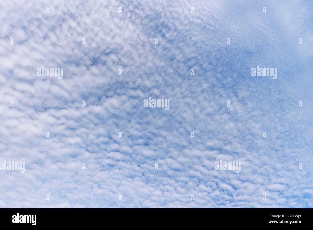 High altitude cirrocumulus clouds, Finland Stock Photo