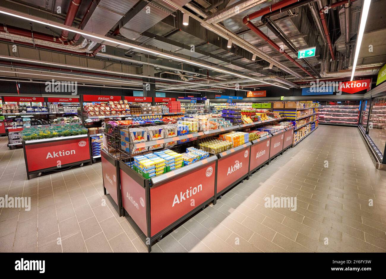 Neueröffnung einer Aldi Nord Filiale In der Essener Innenstadt im