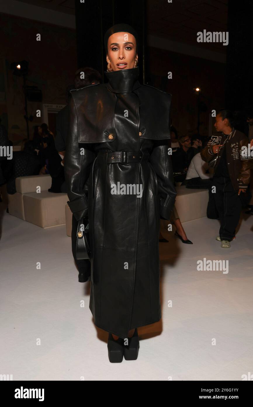 Anitta attends the Balmain Spring/Summer 2025 collection presented ...