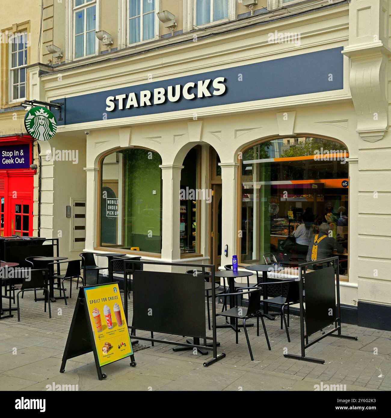 Starbucks coffee shop, Bristol city centre, West of England, UK. 2024 ...