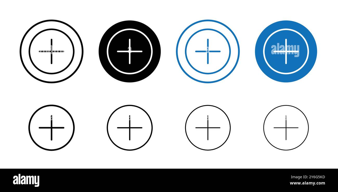Add new icon set in thin line outline style and linear vector sign ...