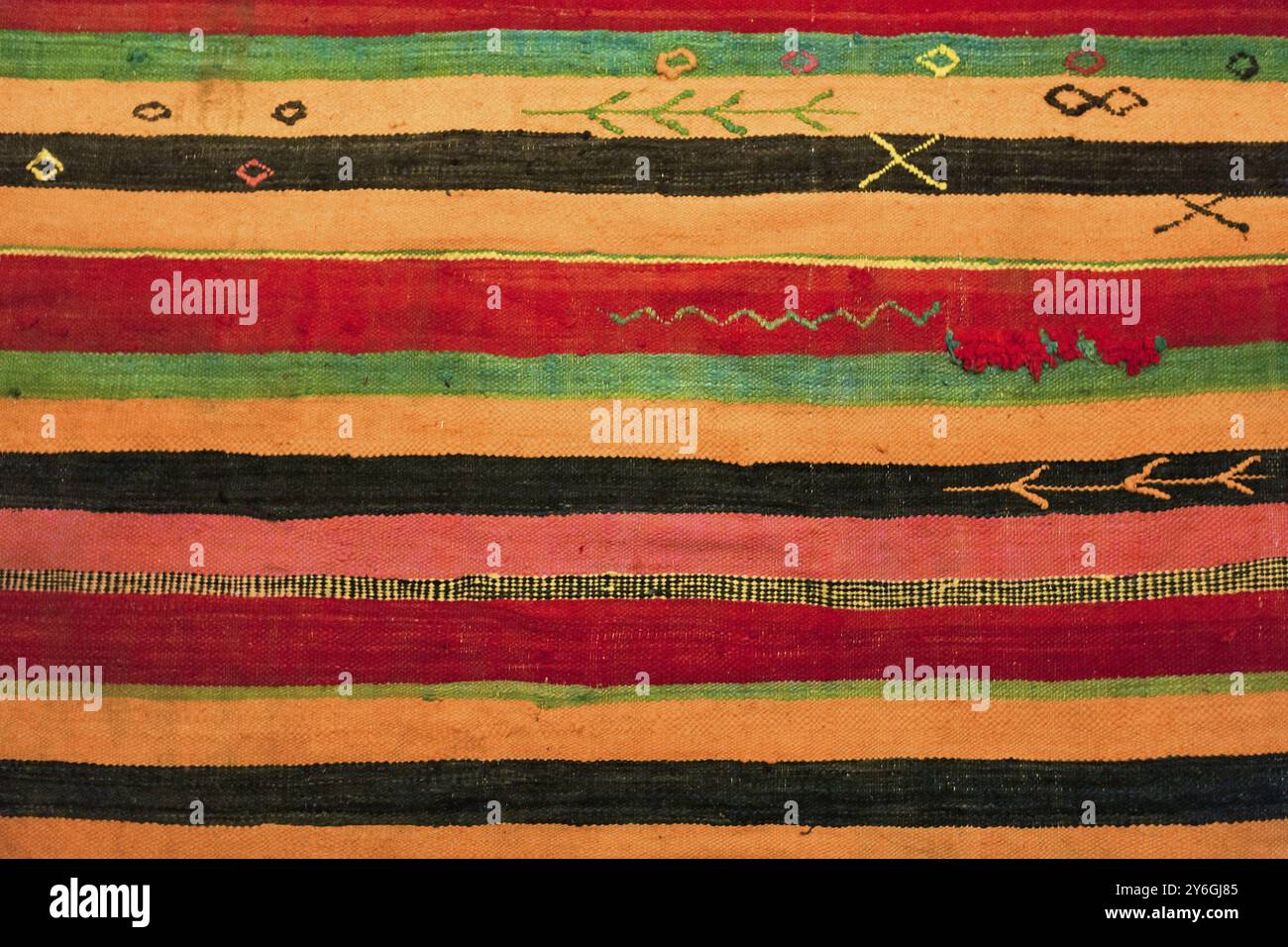 Oriental ornament carpet background in Morocco Stock Photo - Alamy