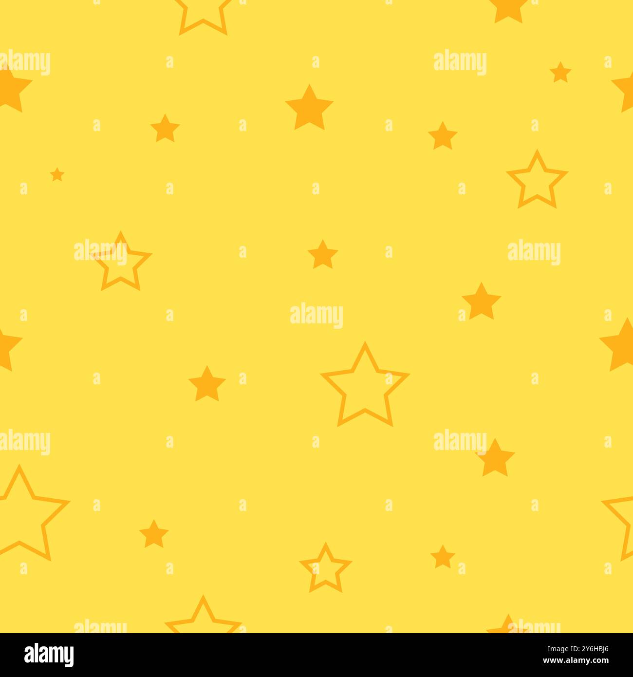 Stars seamless pattern, endless texture background Stock Vector