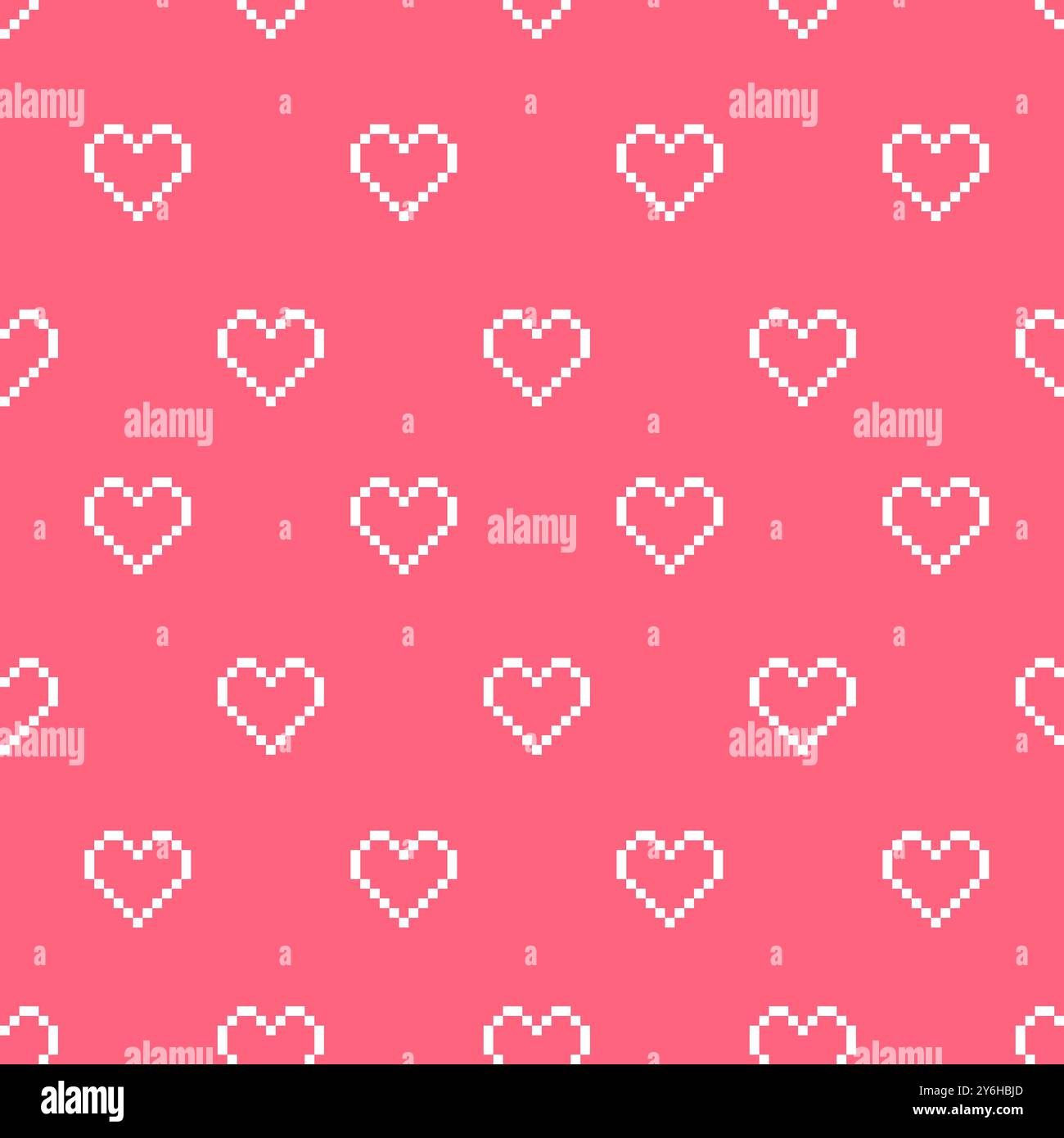 Seamless Hearts  pattern texture background Stock Vector