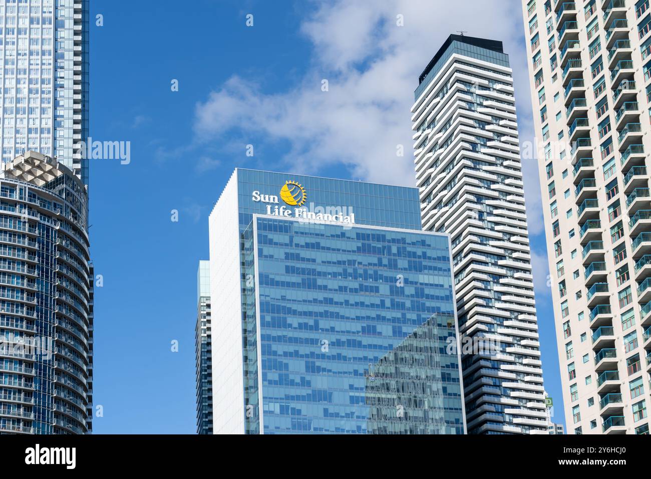 Sun Life Financial Global Headquarters In Toronto ON Canada Stock 
