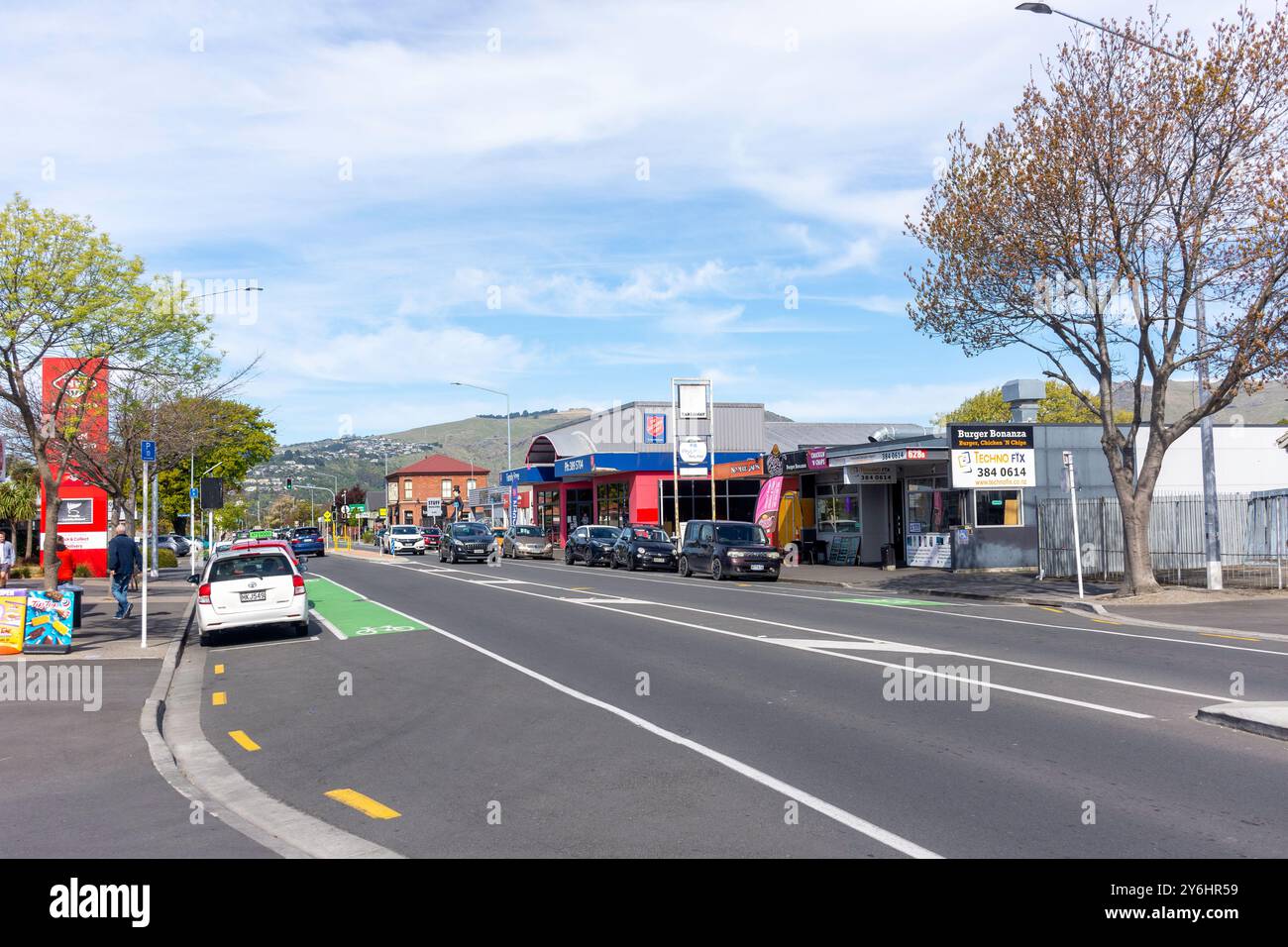 Ferry Road, Woolston, Christchurch (Ōtautahi), Canterbury, New Zealand Stock Photo