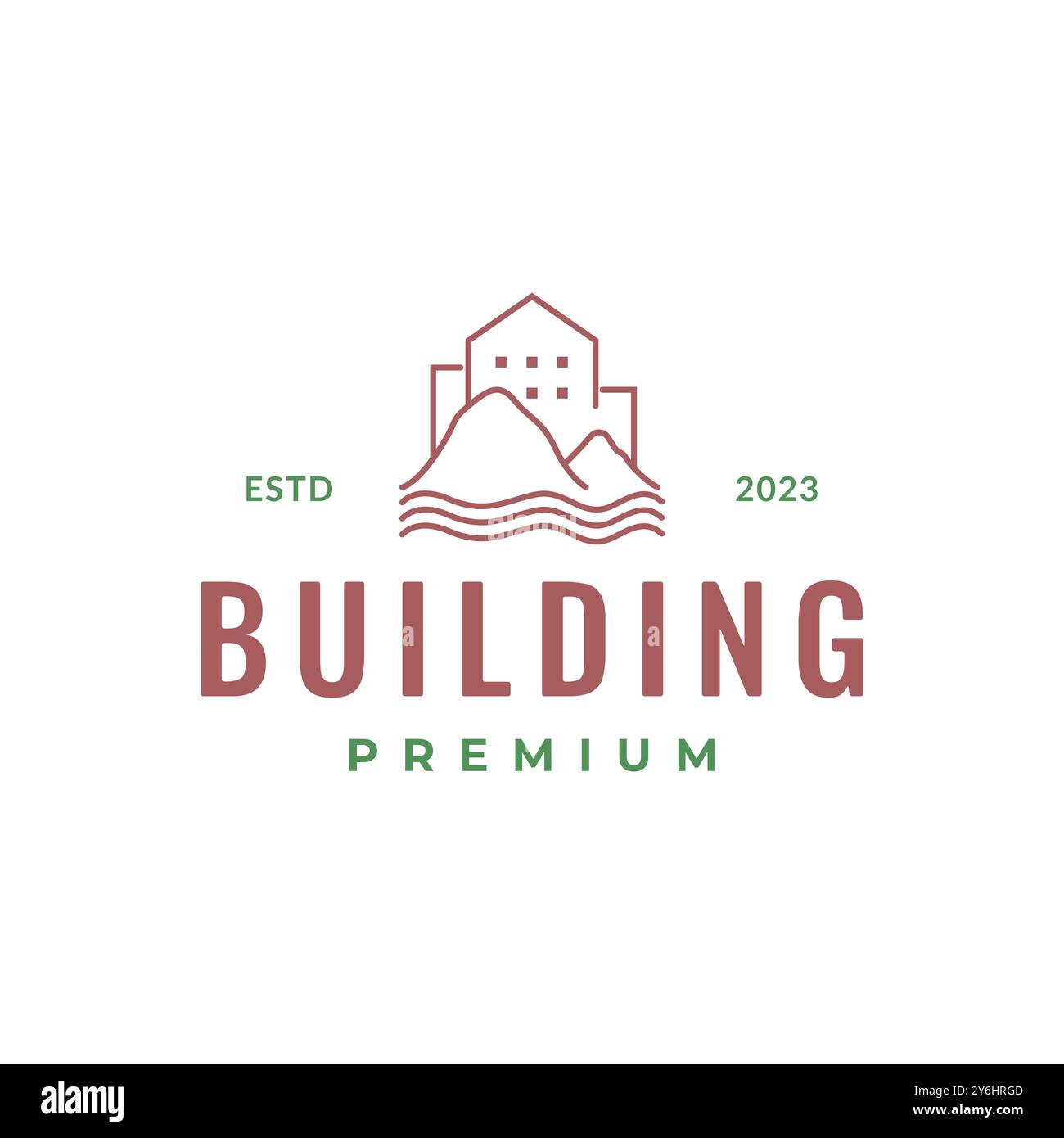 Housing plot sale aerial Stock Vector Images - Alamy