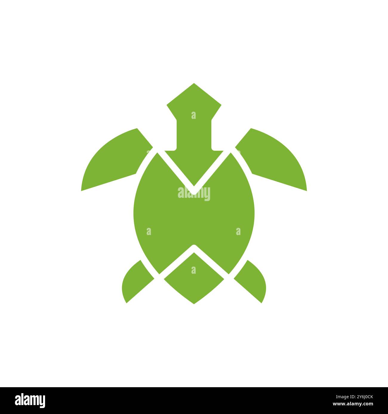 sea turtle ocean animal logo design vector Stock Vector