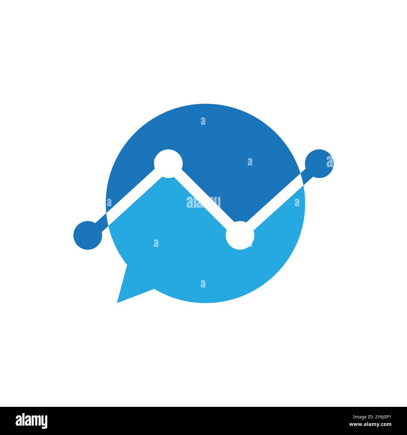 chat lab creative logo design vector Stock Vector