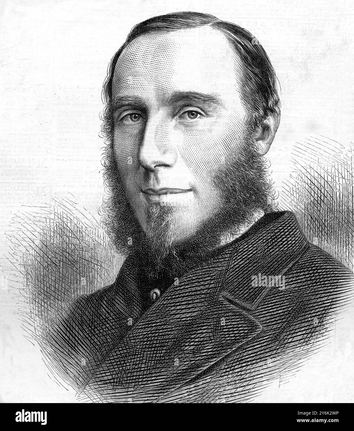 Lord Northbrook , The new Viceroy of India . 16 March 1872  Thomas George Baring, 1st Earl of Northbrook GCSI FRS (22 January 1826 - 15 November 1904), English statesman, eldest son of the 1st Baron. Baring was created Viscount Baring of Lee in the county of Kent and Earl of Northbrook in the county of Hampshire. Stock Photo