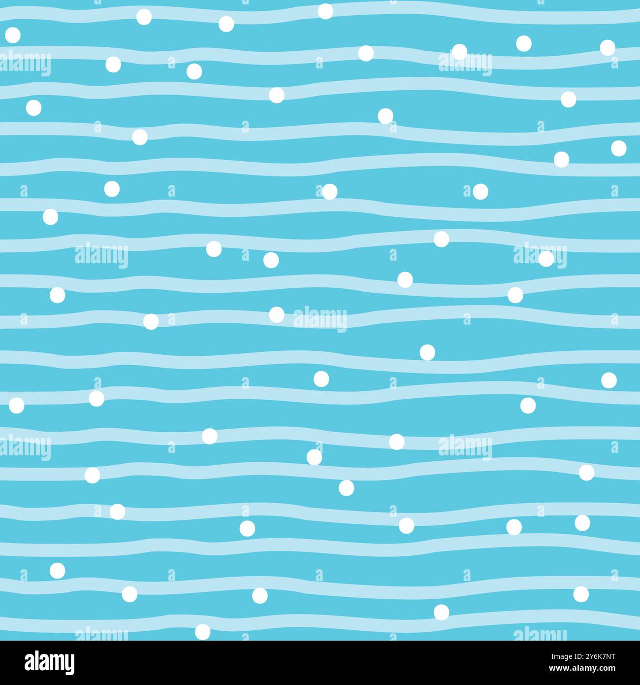 Wave pattern seamless abstract background. Stripes wave pattern white and blue colors for summer vector design. Stock Vector