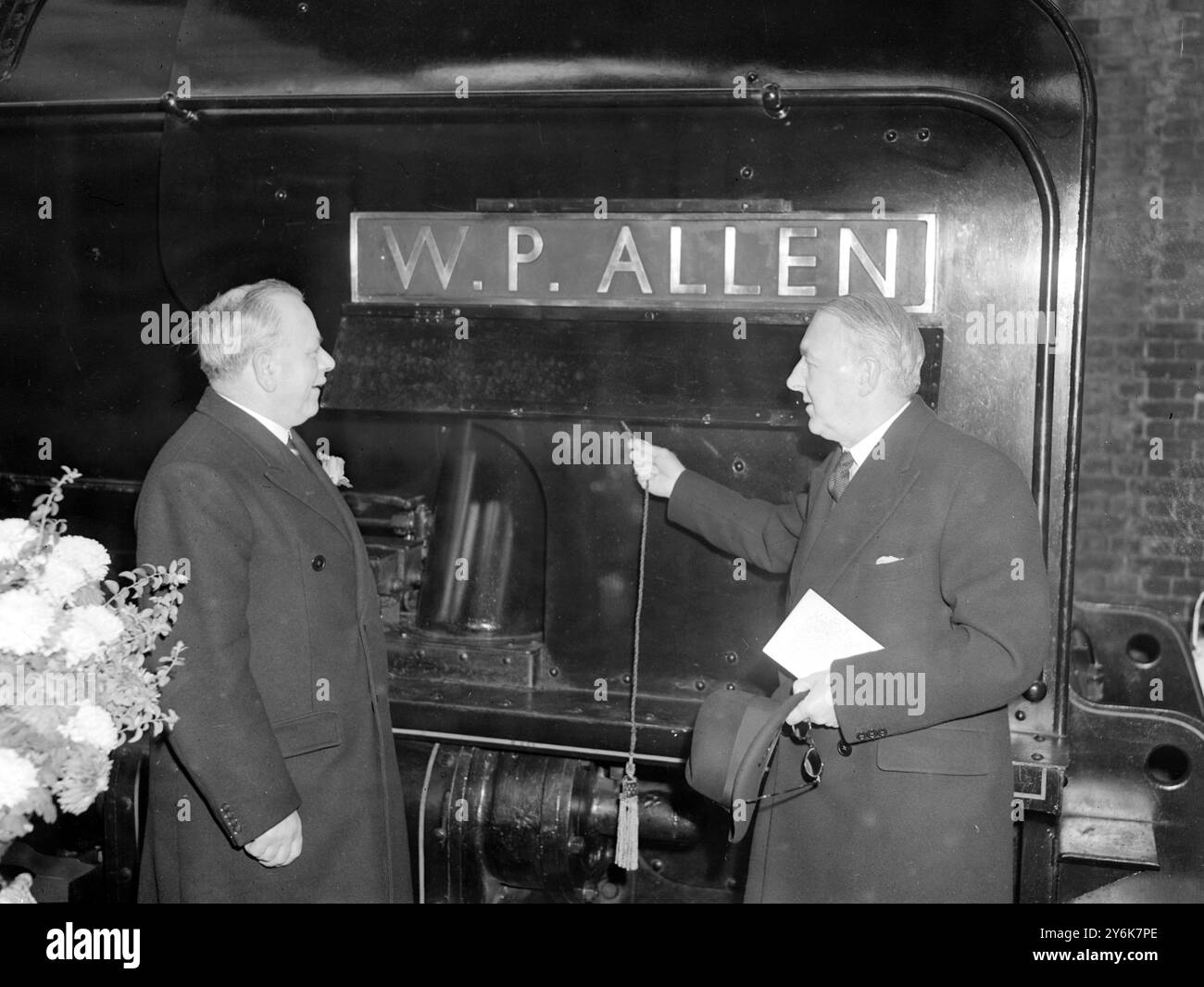 locomotive named after former railway cleaner Mr W P Allen and the ...
