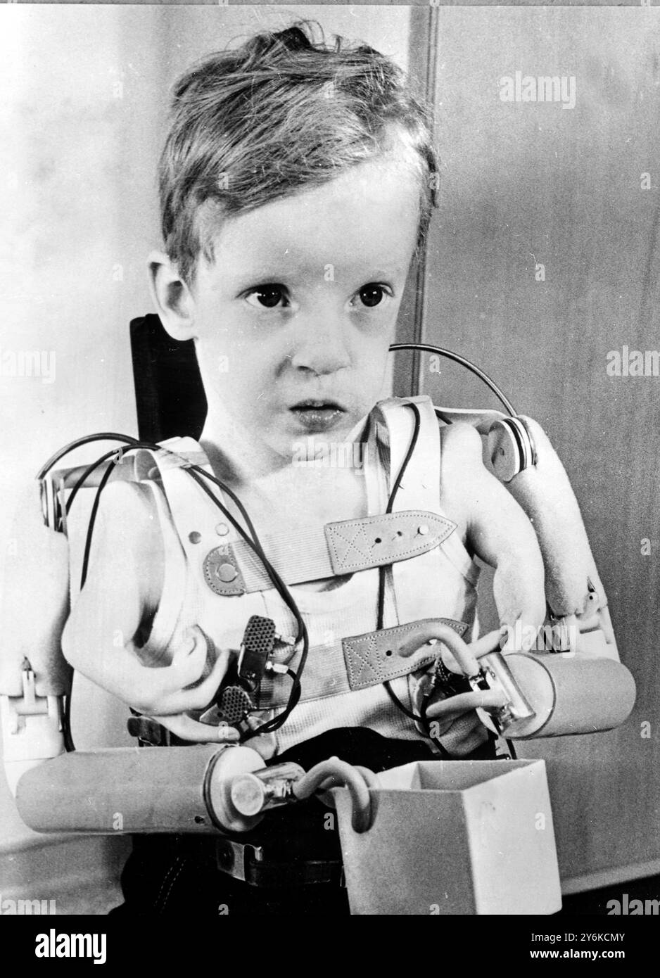A Thalidomide Baby In The University Clinic In Frankfurt Being Trained A Thalidomide Baby In The University Clinic In Frankfurt Being Trained