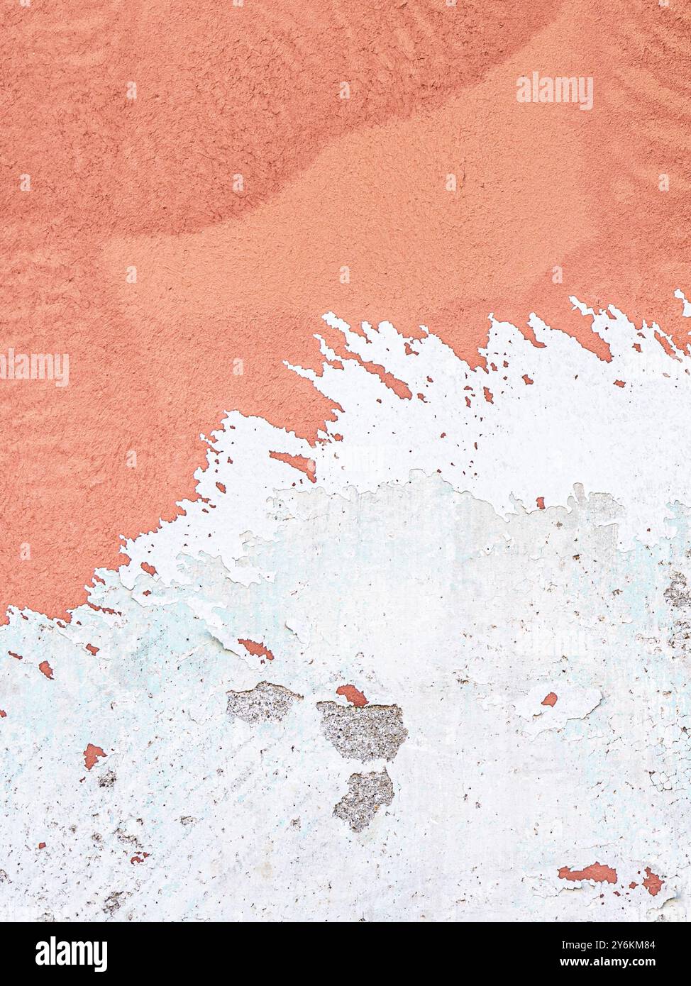 Blue and orange flaking paint hi-res stock photography and images - Alamy