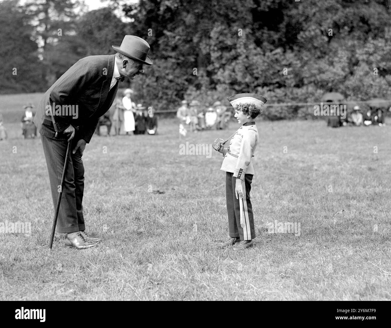 The Private and the Colonel. Colonel Neilly Judging one of the ...