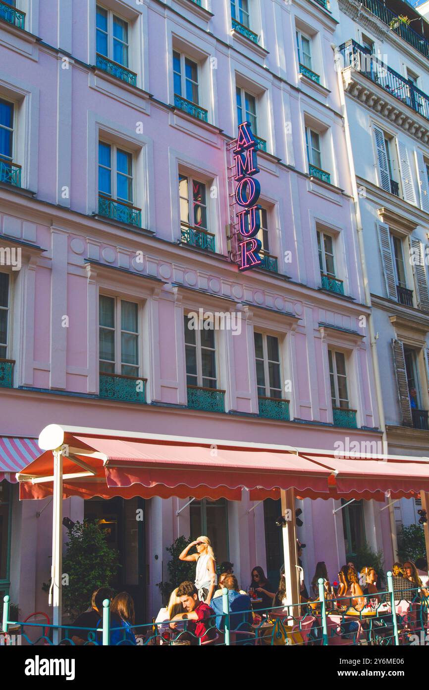 France, Paris. Amour hotel Stock Photo