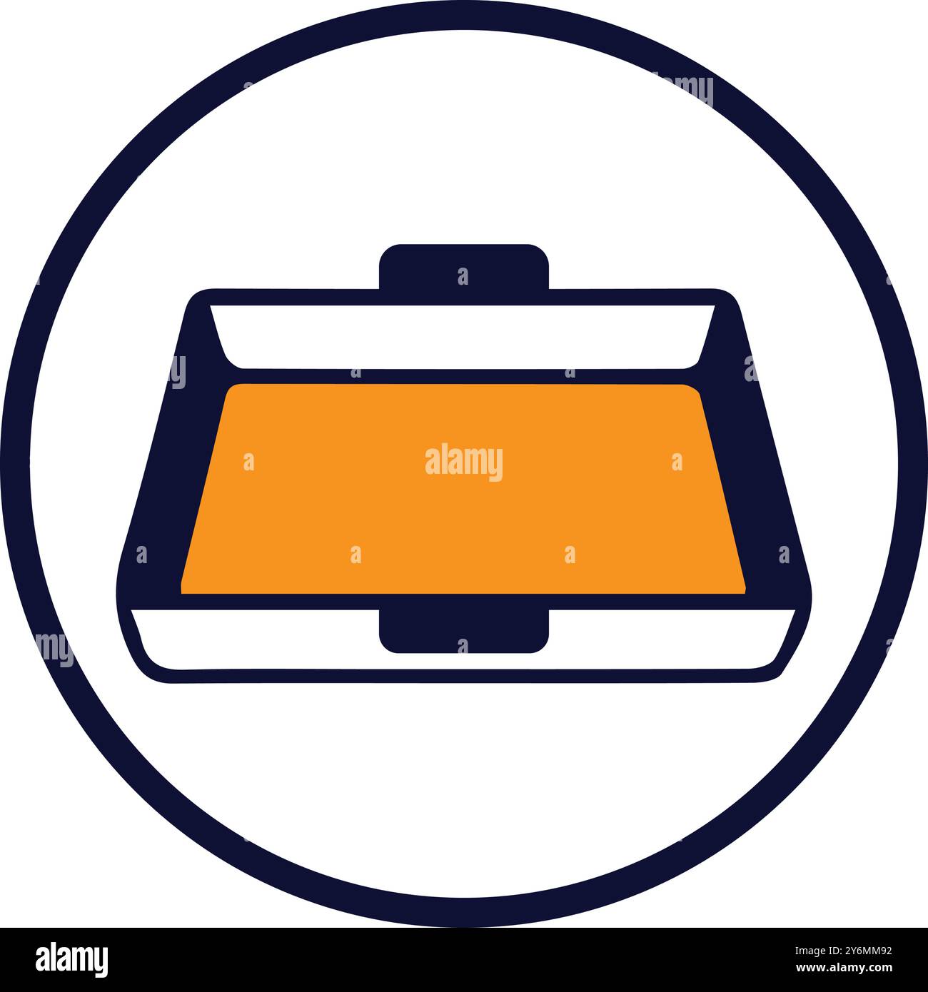 tray, kitchen try, baking, baking tray icon Stock Vector