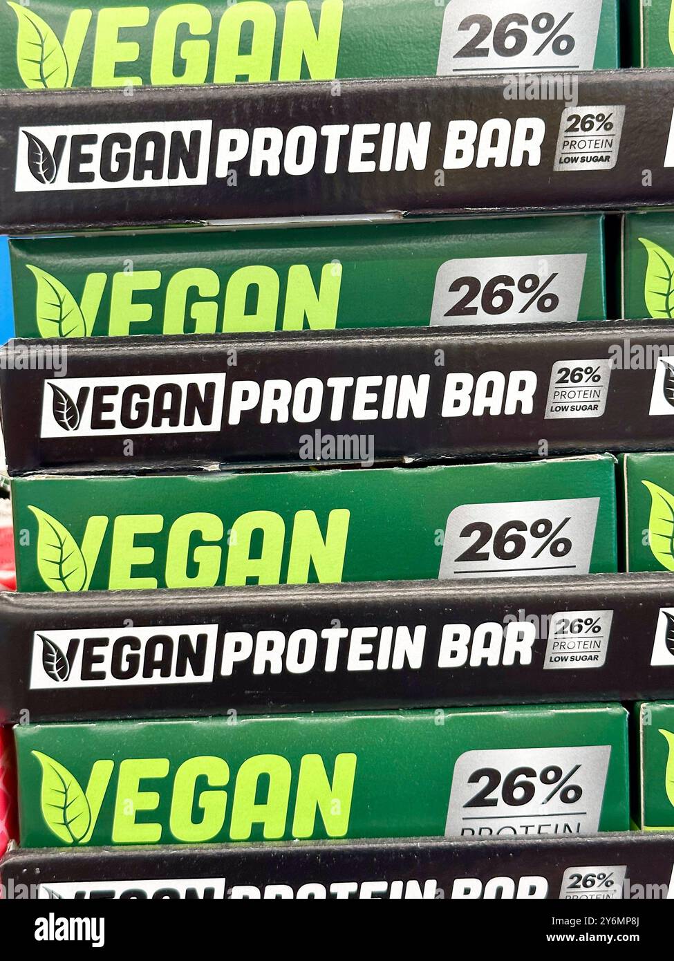 Product for bodybuilding, rich in proteins Stock Photo