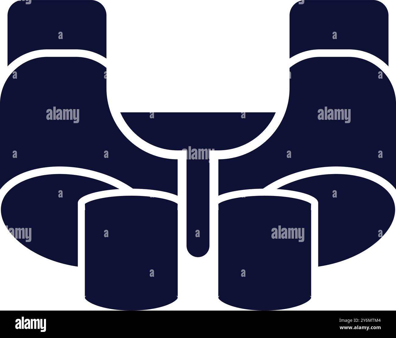 telescope, spy, binoculars, vision icon Stock Vector