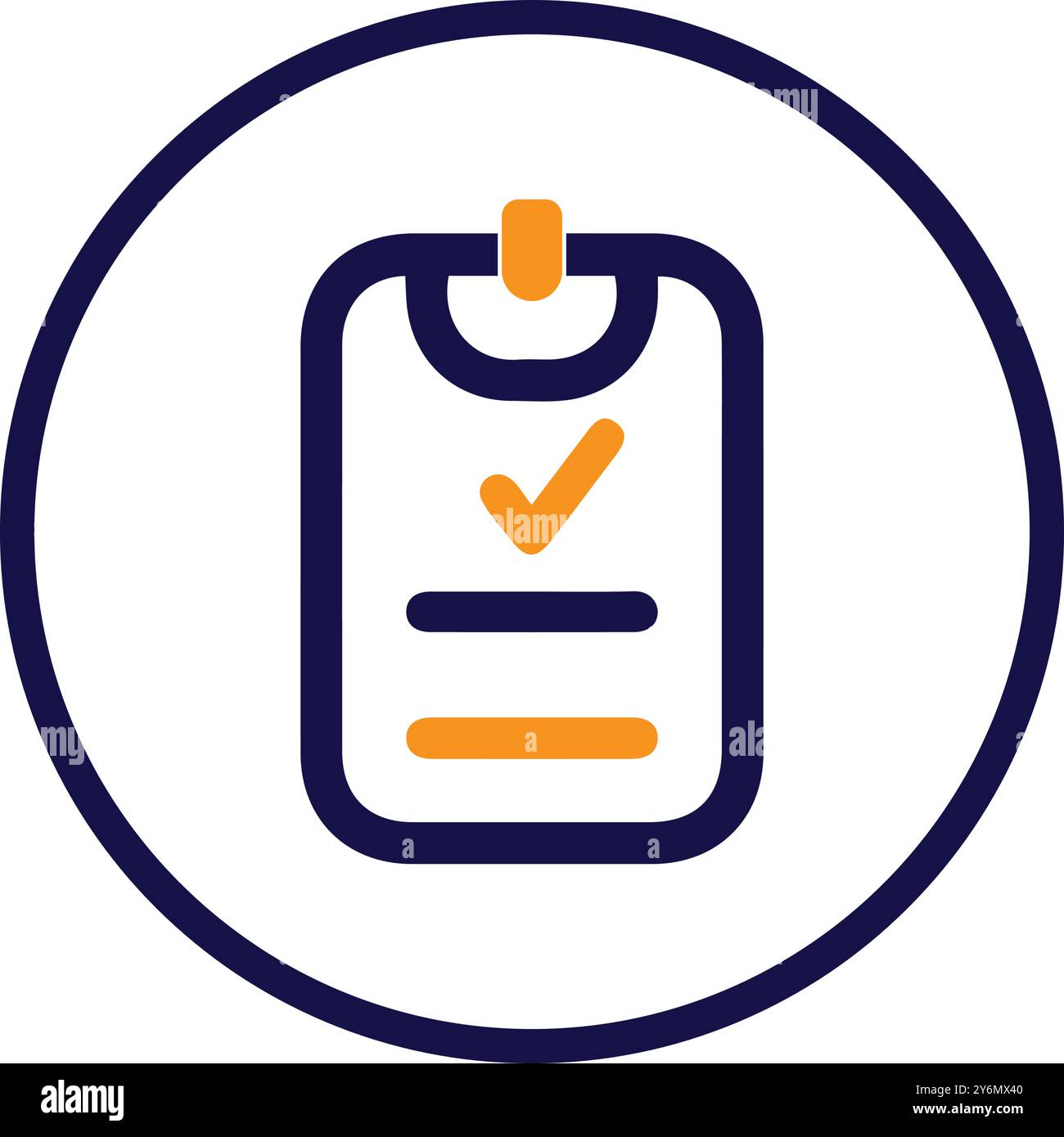 notepad, tick, report, checklist, report icon Stock Vector Image & Art ...