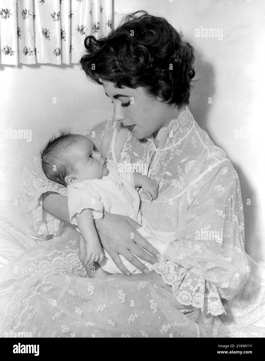 Michael Howard Wilding Stares Happily At His Mother Actress Elizabeth