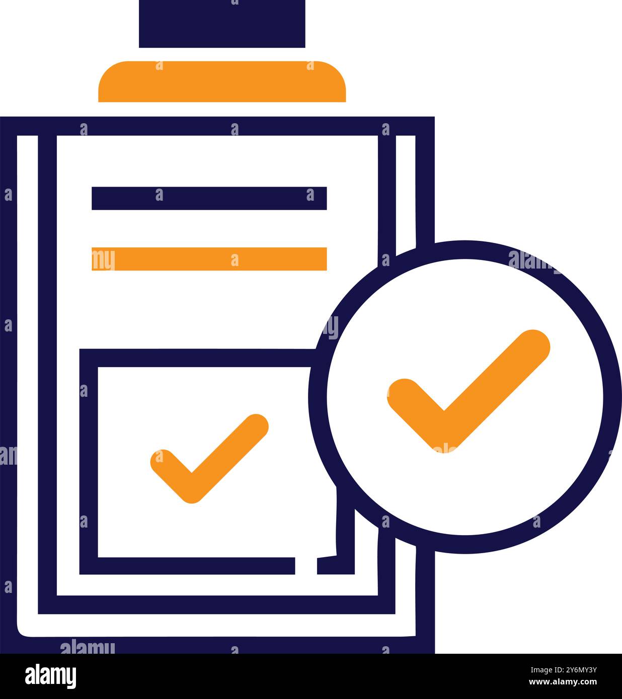 notepad, tick, report, checklist, report icon Stock Vector Image & Art ...