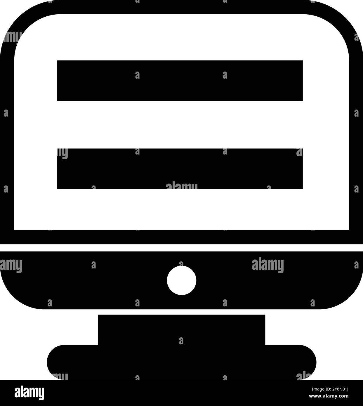 computer, pc, desktop, cpu, monitor, computer pc desktop icon Stock ...