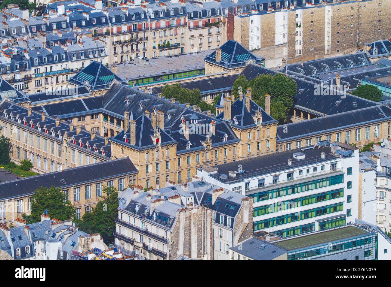 France, Paris 15th arrondissement,Lycee public Buffon Stock Photo