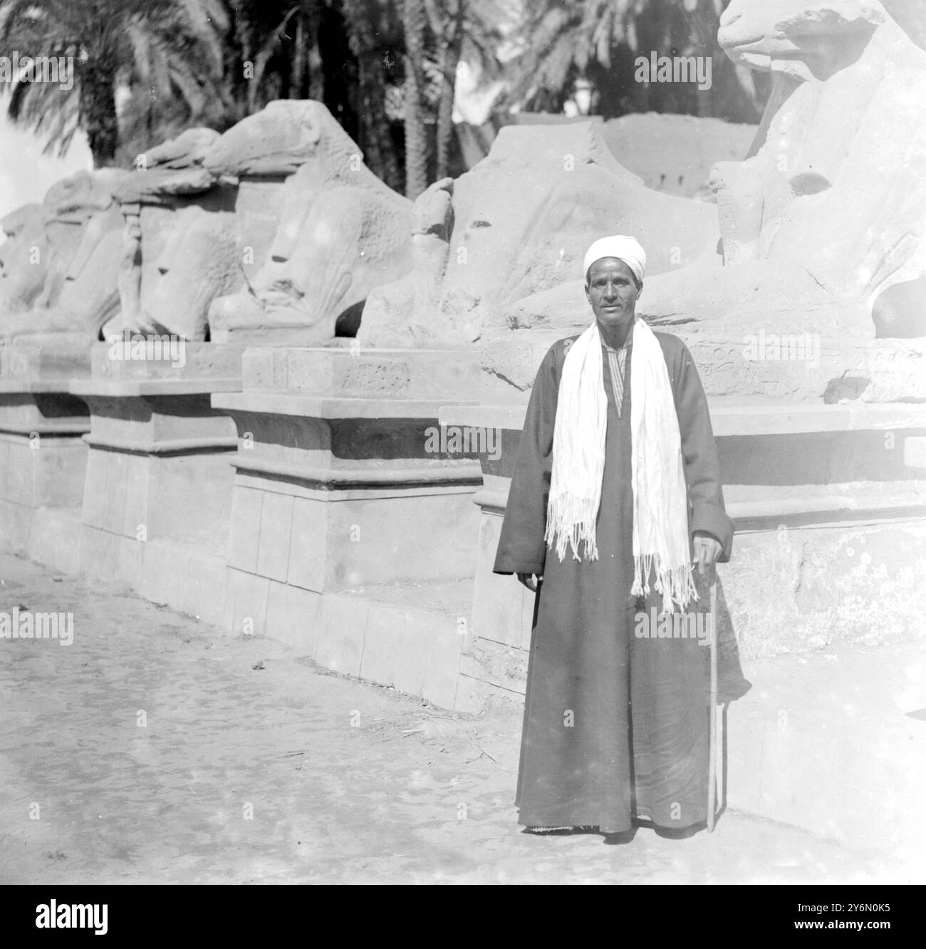 D Ragman The Cairo Season. Luxor - A typical dragoman. February 1925 Stock Photo ...