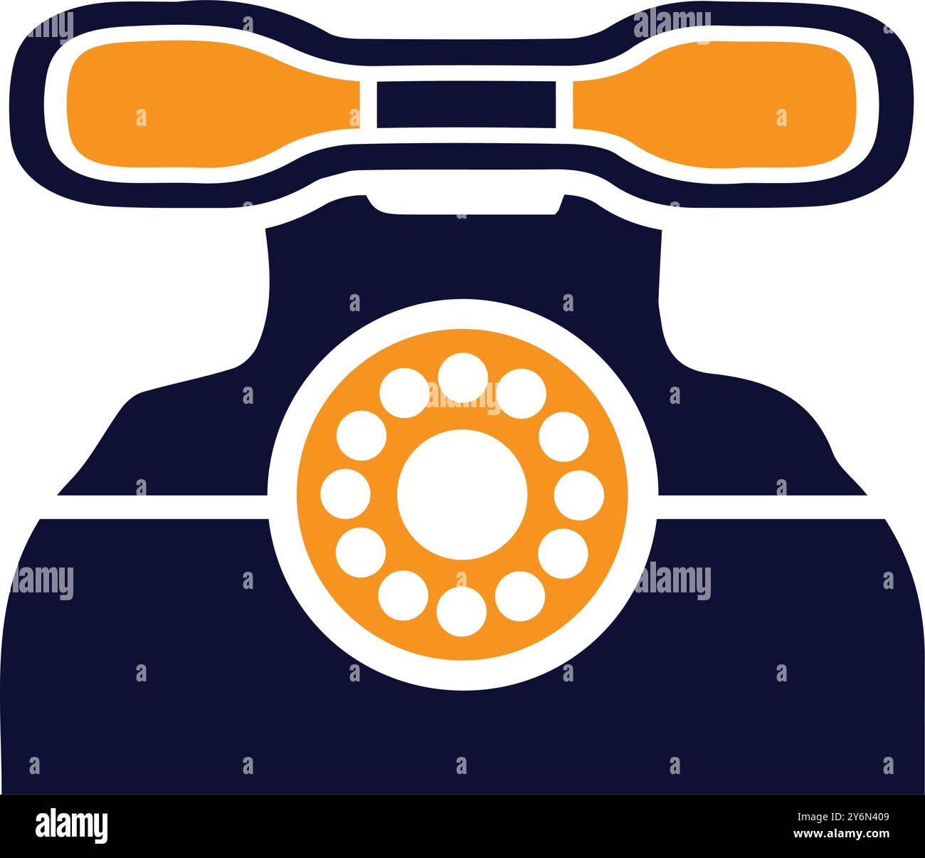 phone, old phone, office phone, desk phone icon Stock Vector