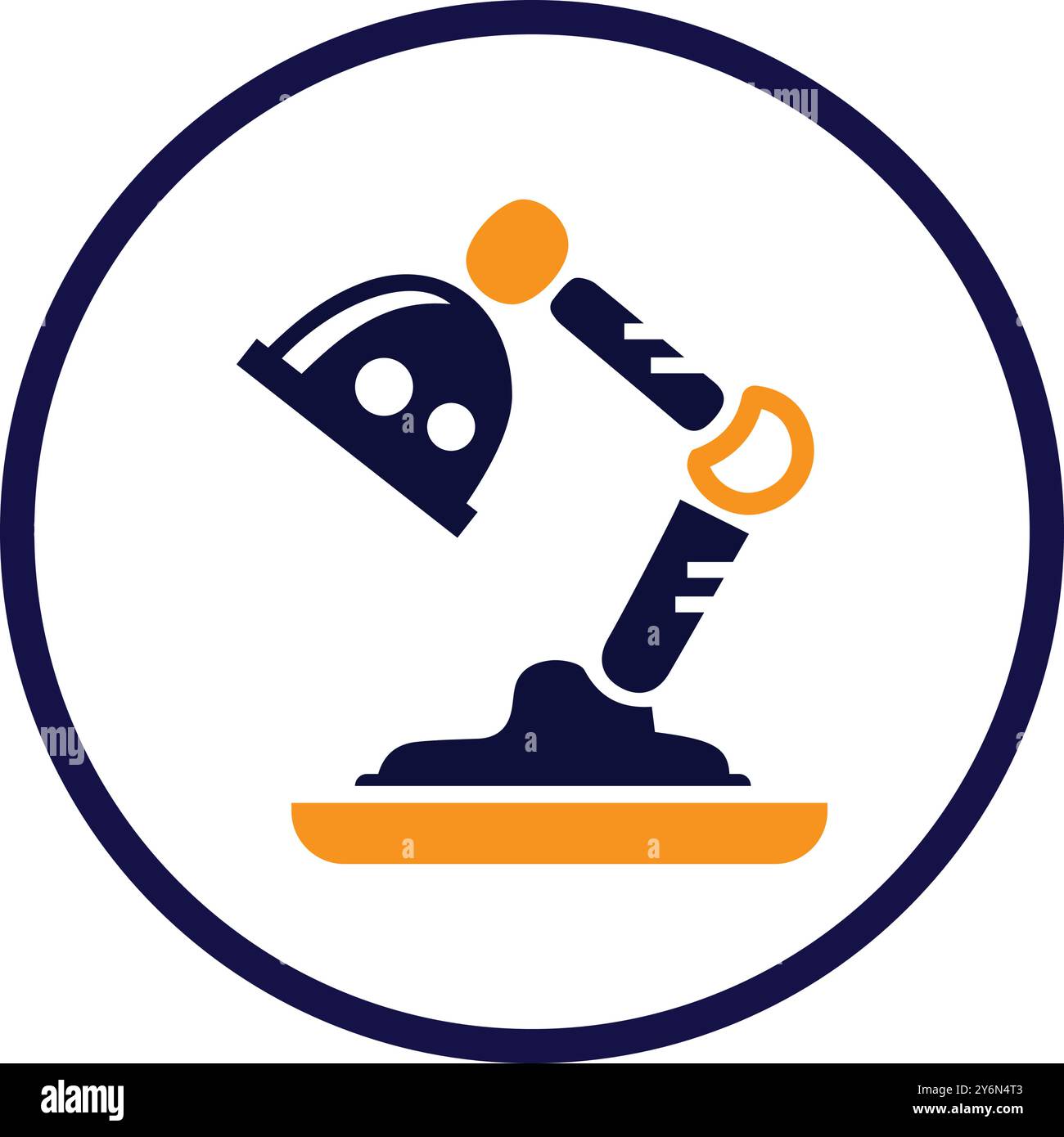 table lamp, light, desk light, desk lamp icon Stock Vector