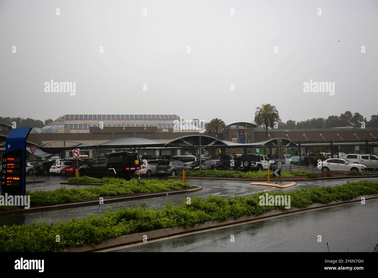 Warriewood Square shopping centre in the suburb of Warriewood in the ...