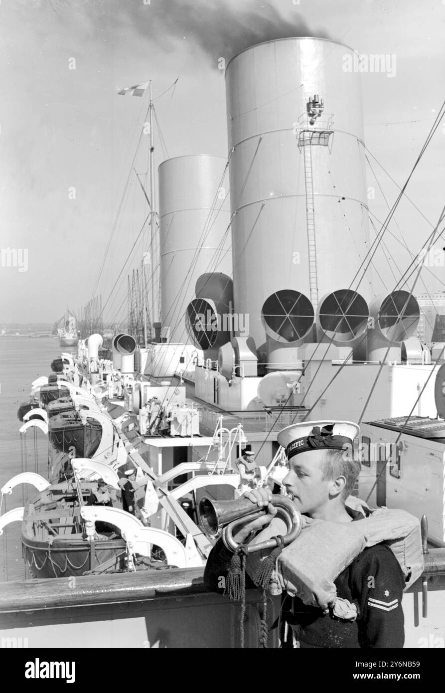 Photo inspiration: Fresh Look at The Empress Of Britian In Dock At Southampton Being Prepared