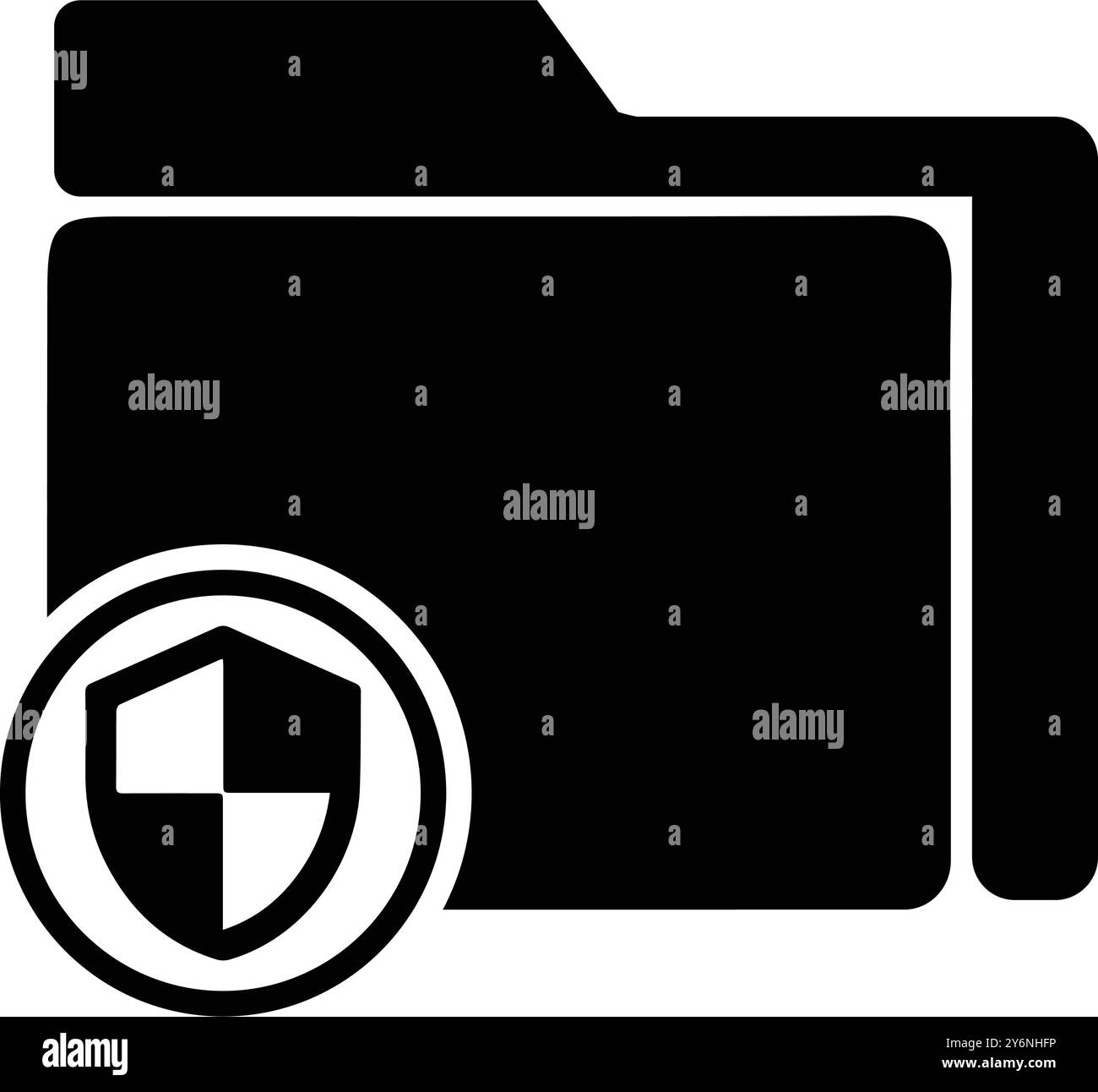folder, access, tick, secure, lock, security, folder access security icon Stock Vector