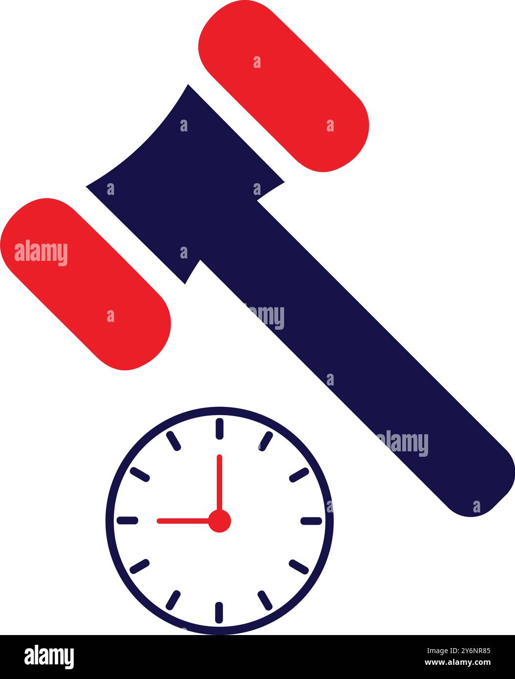 hammer, judge, time, hammer judge icon Stock Vector