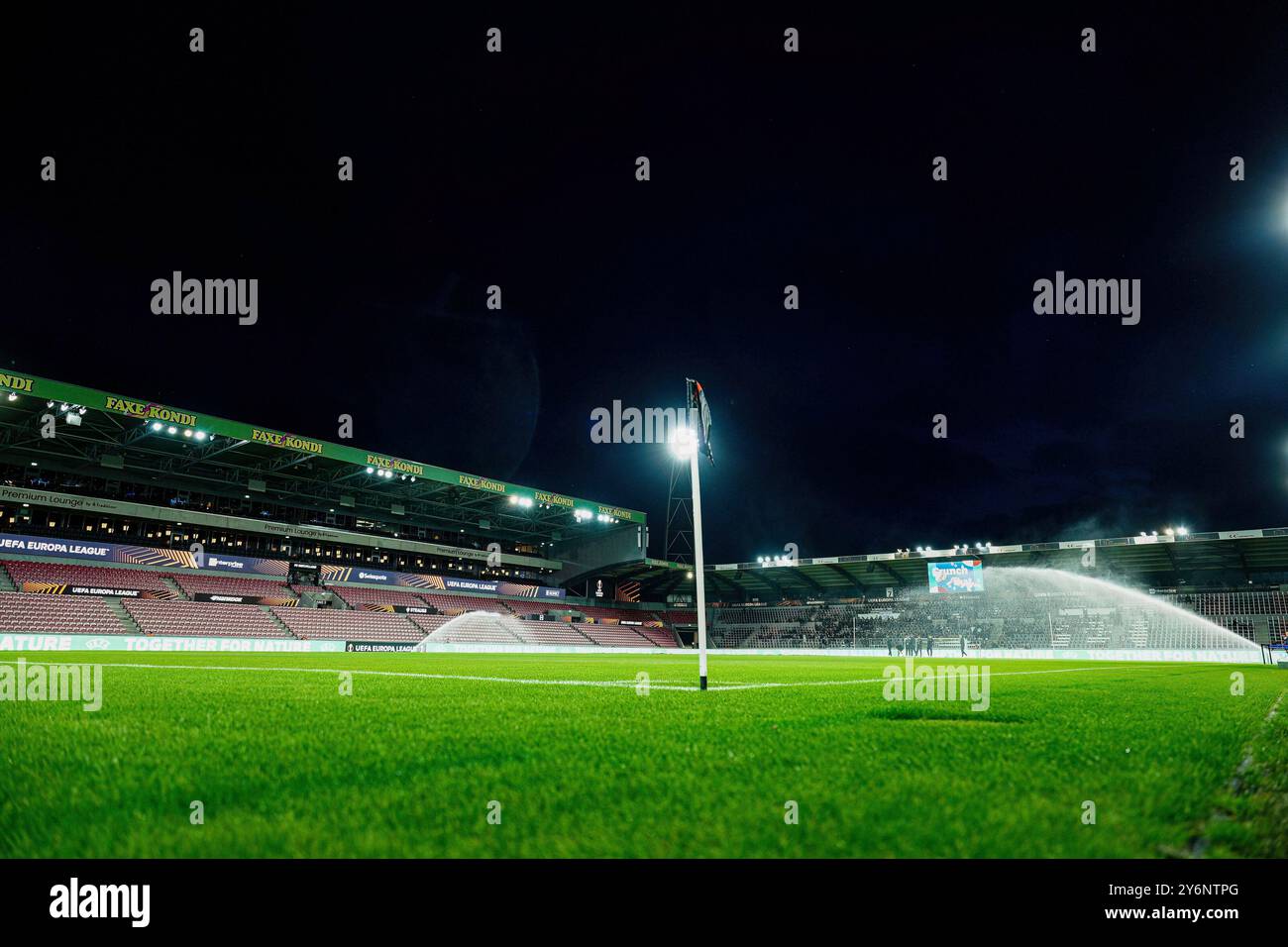 Themenfoto: MCH Arena, Themenfoto, Themenbild, Symbolfoto, Symbolbild, Stockfoto DEN, FC Midtjylland vs. TSG 1899 Hoffenheim, Fussball, UEFA Europa League, Spieltag 1, Spielzeit 2024/25, 25.09.2024 Foto: Eibner-Pressefoto/Marcel von Fehrn Stock Photo