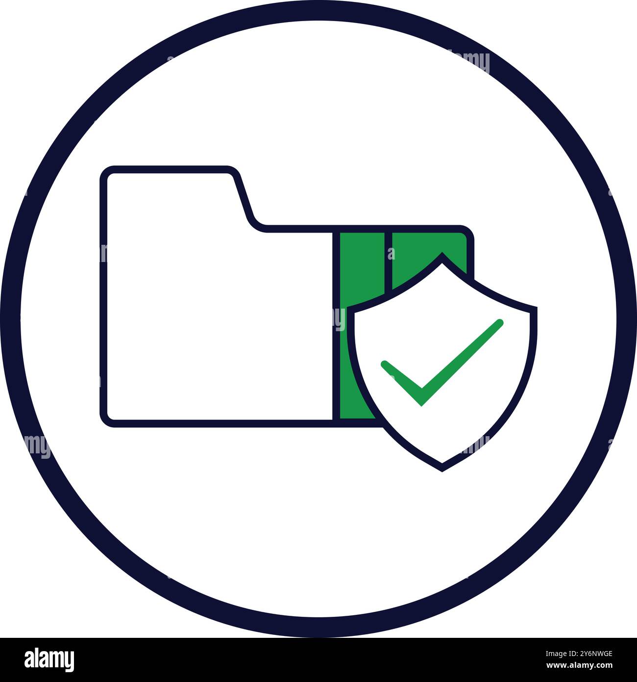 folder, tick, secure, security, web, web folder, information web folder security shield icon-19 Stock Vector