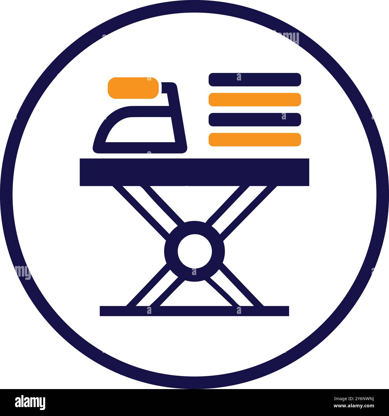 laundry, iron, cloth laundry, iron laundry icon Stock Vector