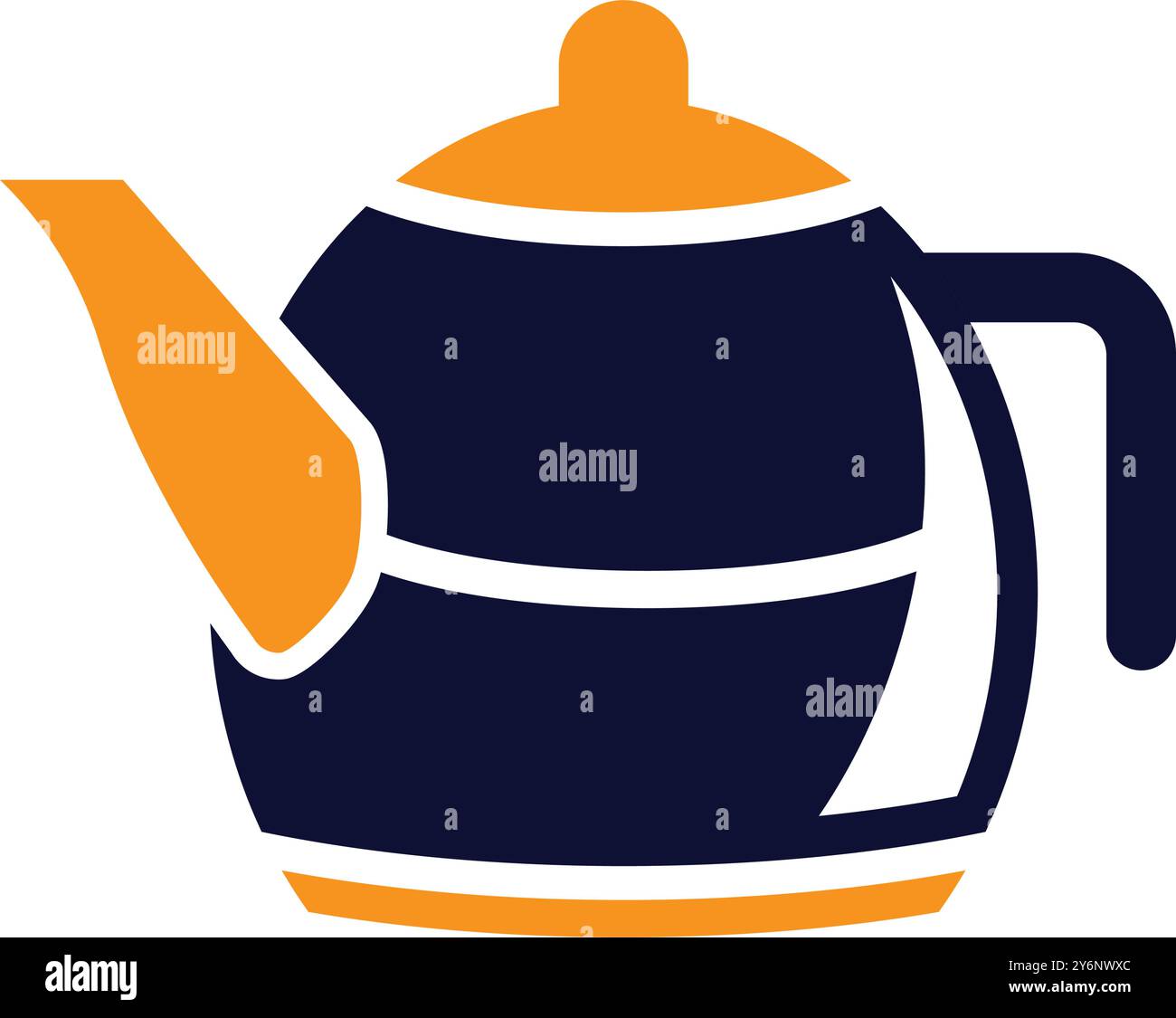 Electric Kettle, Boiling kettle, kettle teapot with degrees icon Stock Vector